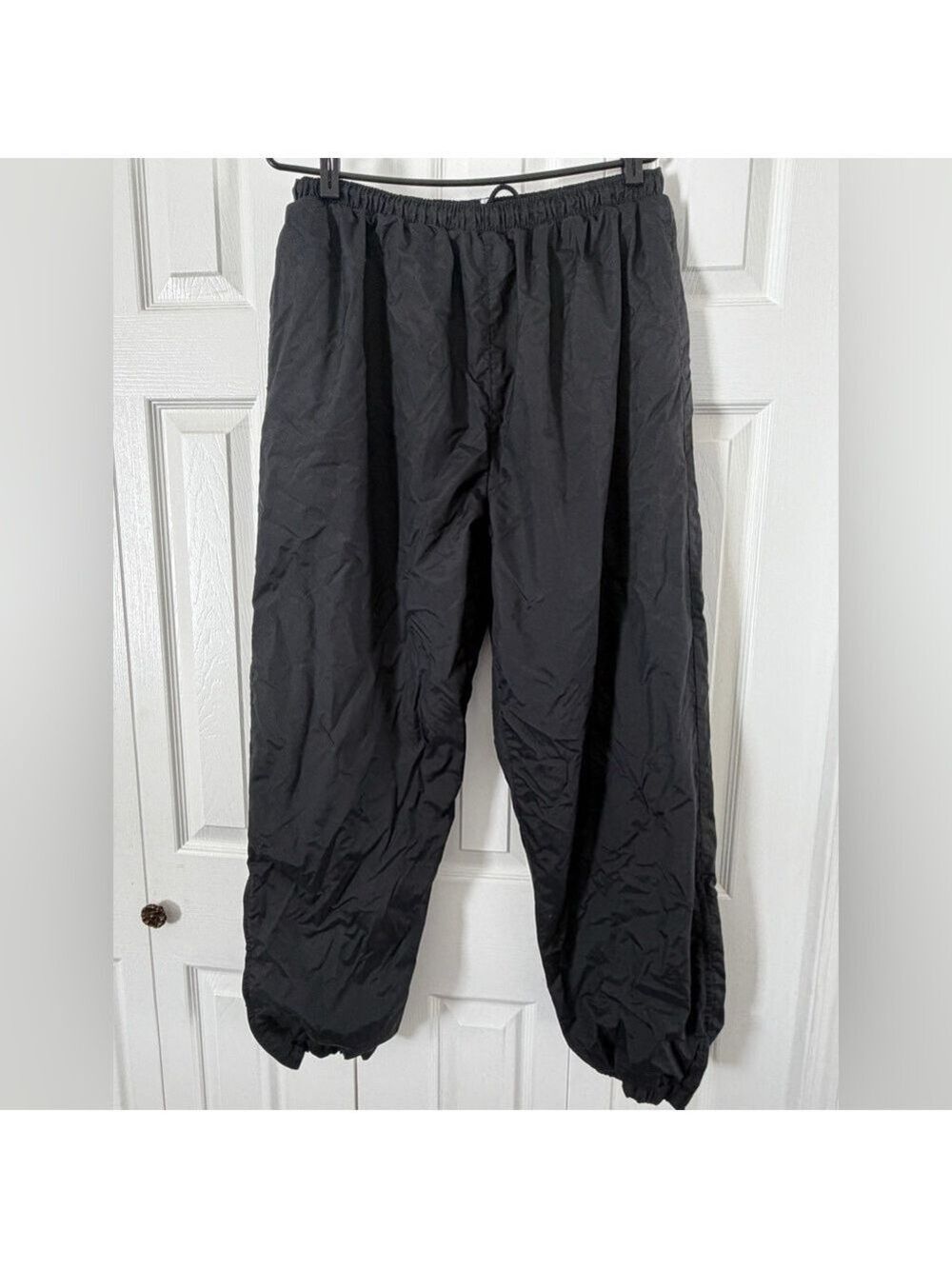Men's Black Grand Canyon Lined  Elastic-Waist Pants Size L. Can be unisex.